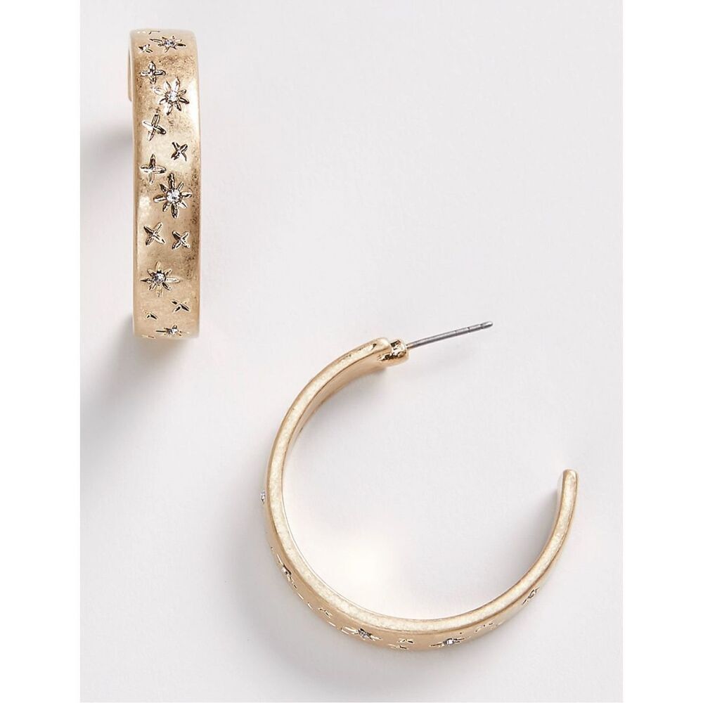 Bundle Sale 3 for $15 | Gold Celestial Hoop Earrings